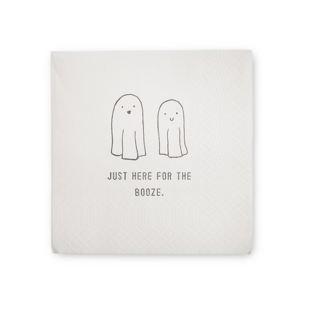 Just Here For The Boo's Cocktail Napkin - Set Of 6