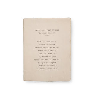 Large Hold Fast Deckled Edge Notebook in Rose - 6x8