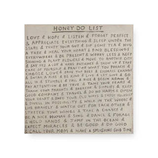 12"x12" Honey Do List Art Print