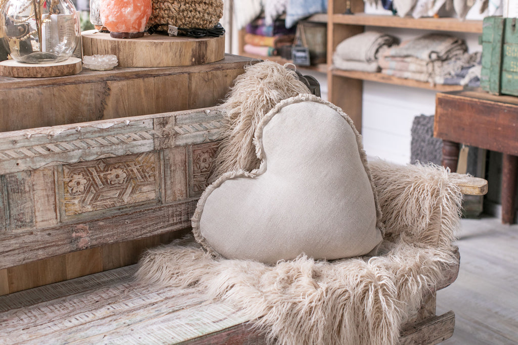 Heart Shaped Pillow 23x23