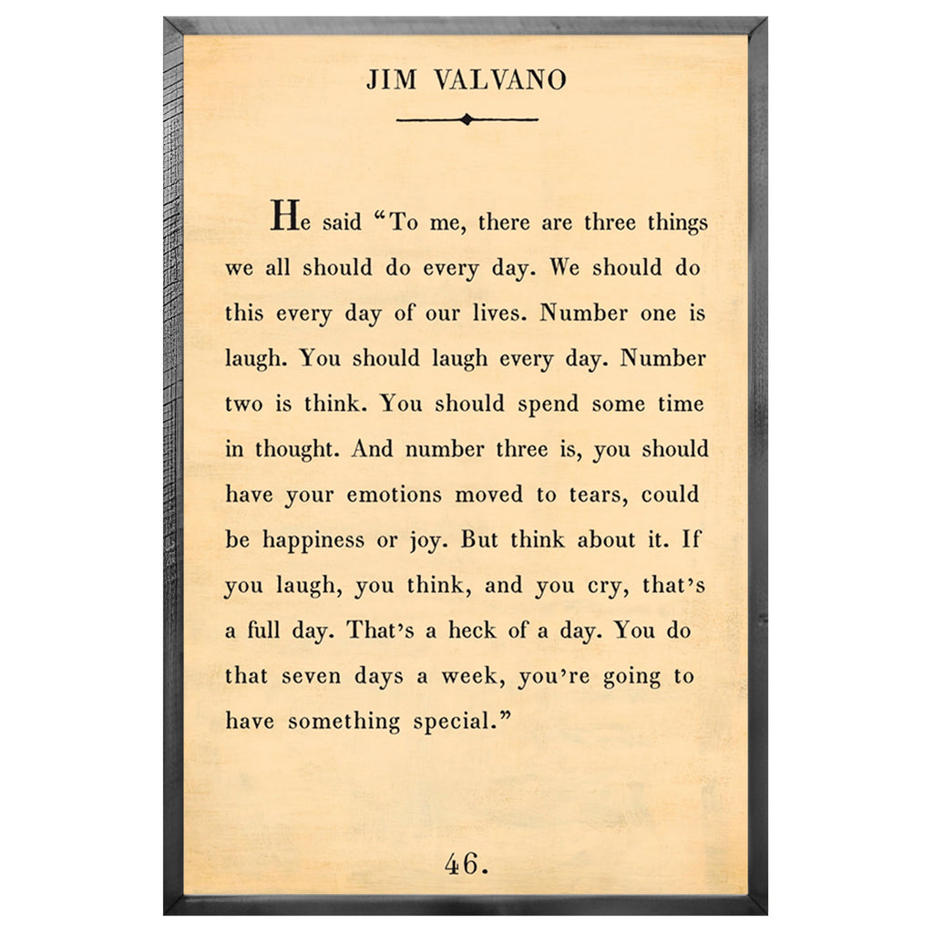 Jim Valvano Art Print - Grey Wood - Oversized
