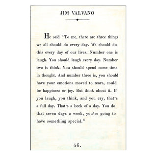 Jim Valvano - Book Collection - Art Print
