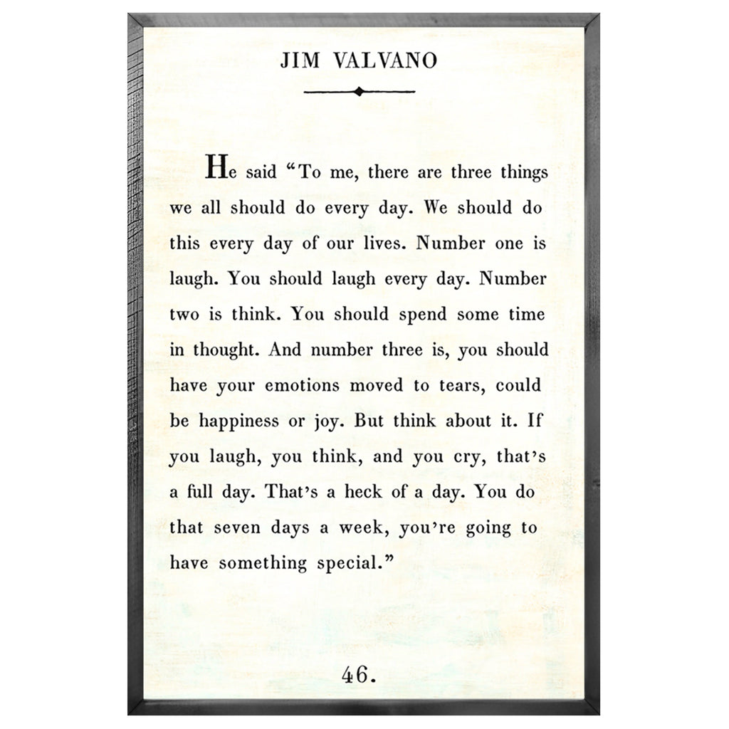 Jim Valvano Art Print - Grey Wood - Oversized