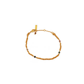 Tourmaline Bracelet - Gold Plated Brass