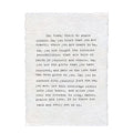 There Be Peace Within Handmade Paper Print - 12x16