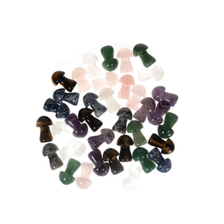 Mini Stone Mushrooms -Assorted Set of 36