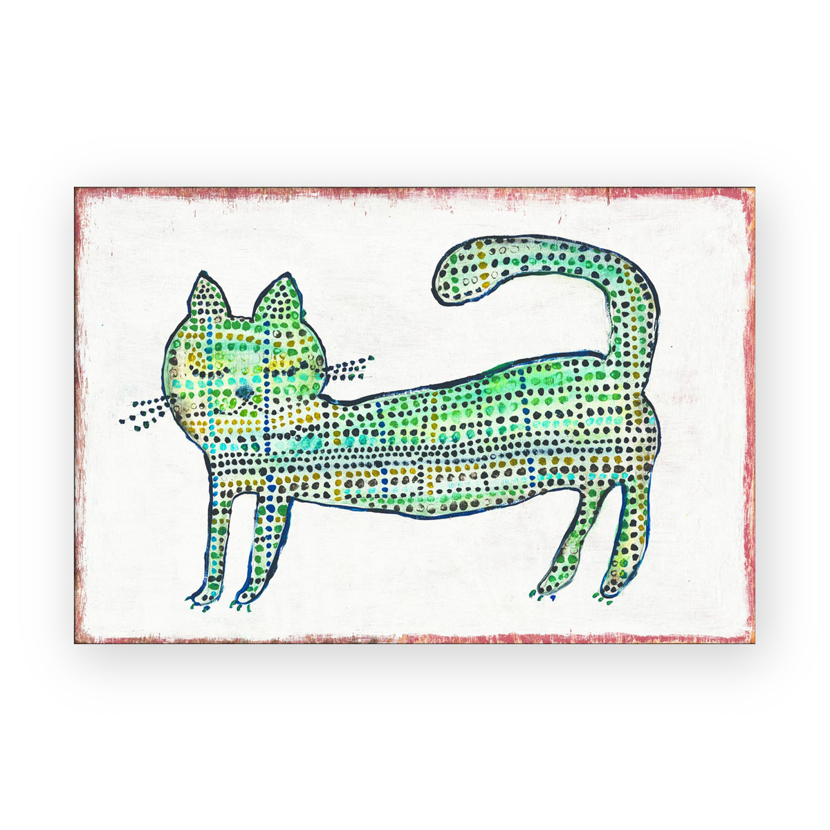Mr Cat Art Tile