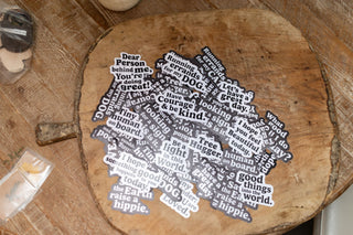 Vinyl Stickers - Assorted Set of 100