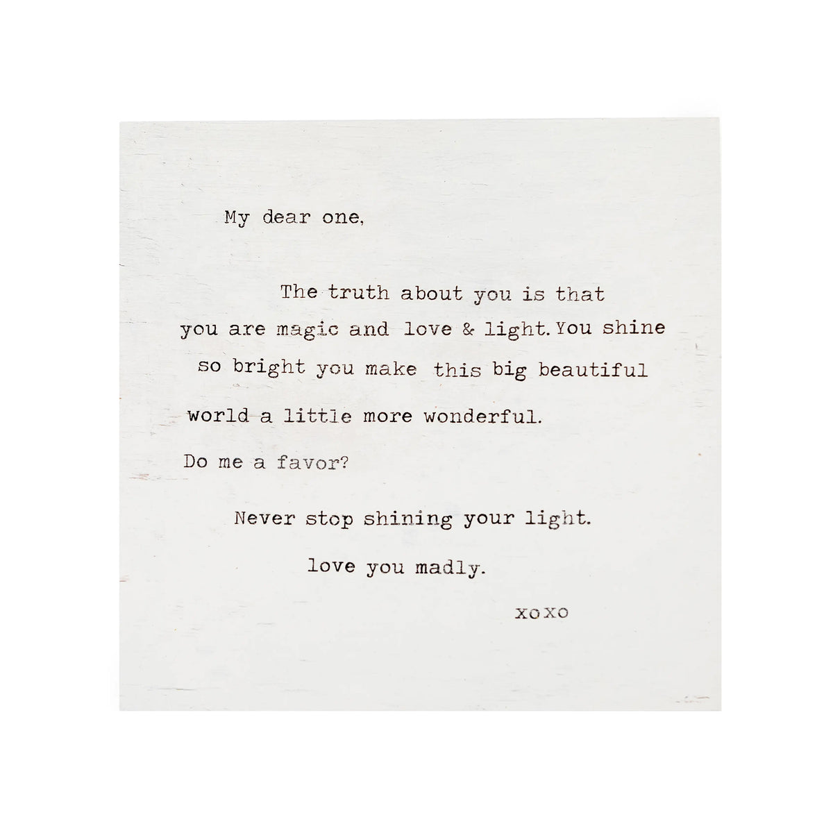 Never Stop Shining Art Poster - 8x8