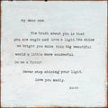 Never Stop Shining Art Print