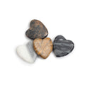 Heart Shaped River Stone -  Assorted Set of 30