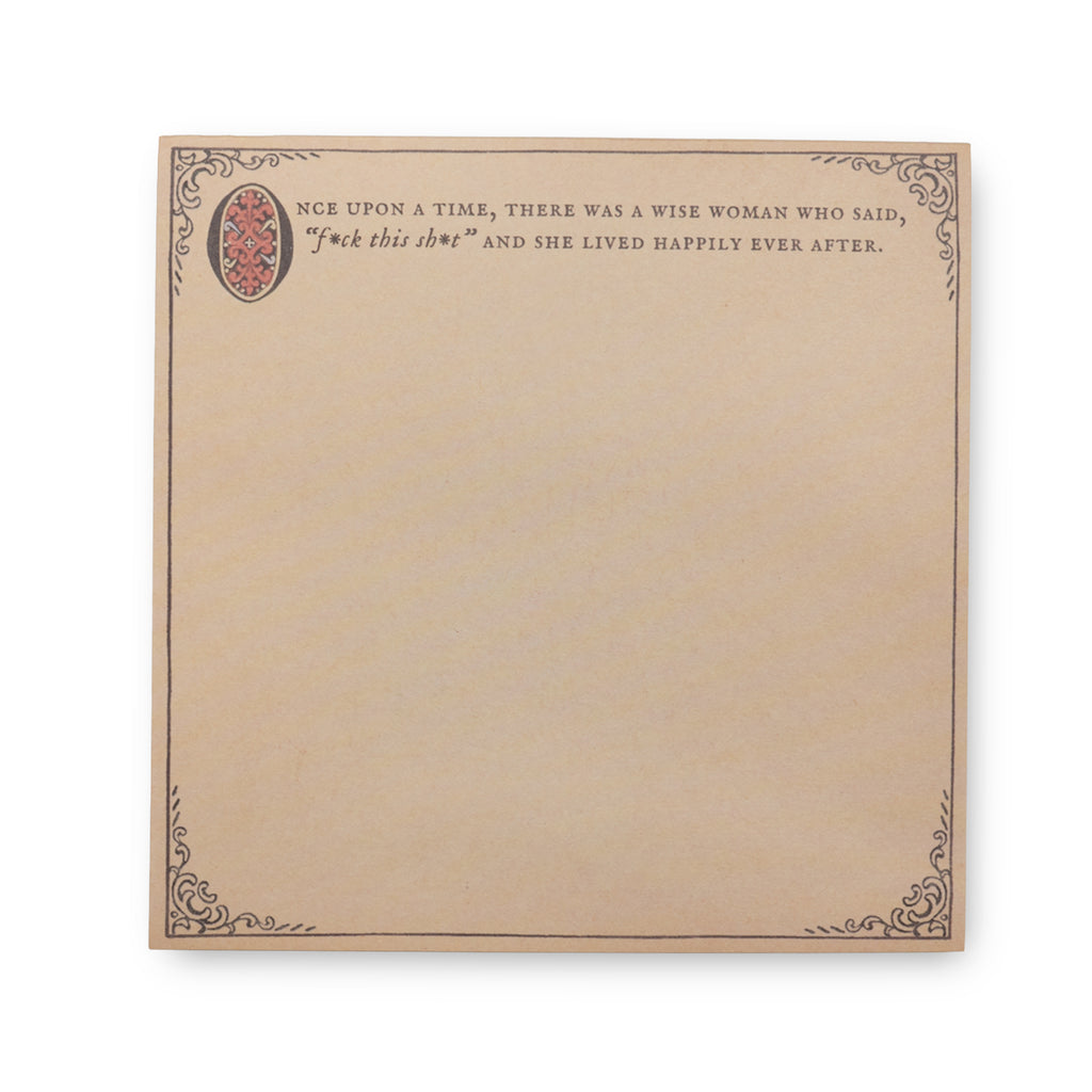 Once Upon A Time Square Notepad