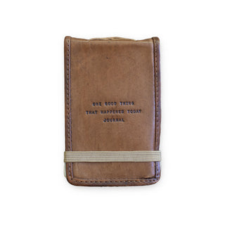 ***Mini One Good Thing Leather Journal