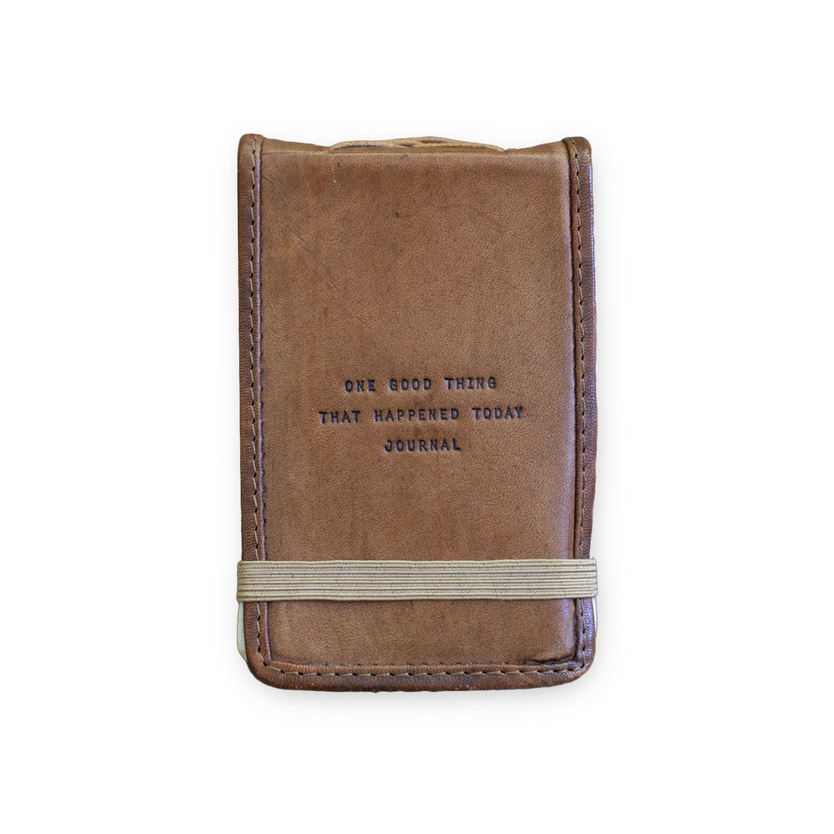 One Good Thing Mini Signature Leather Journal - Maple