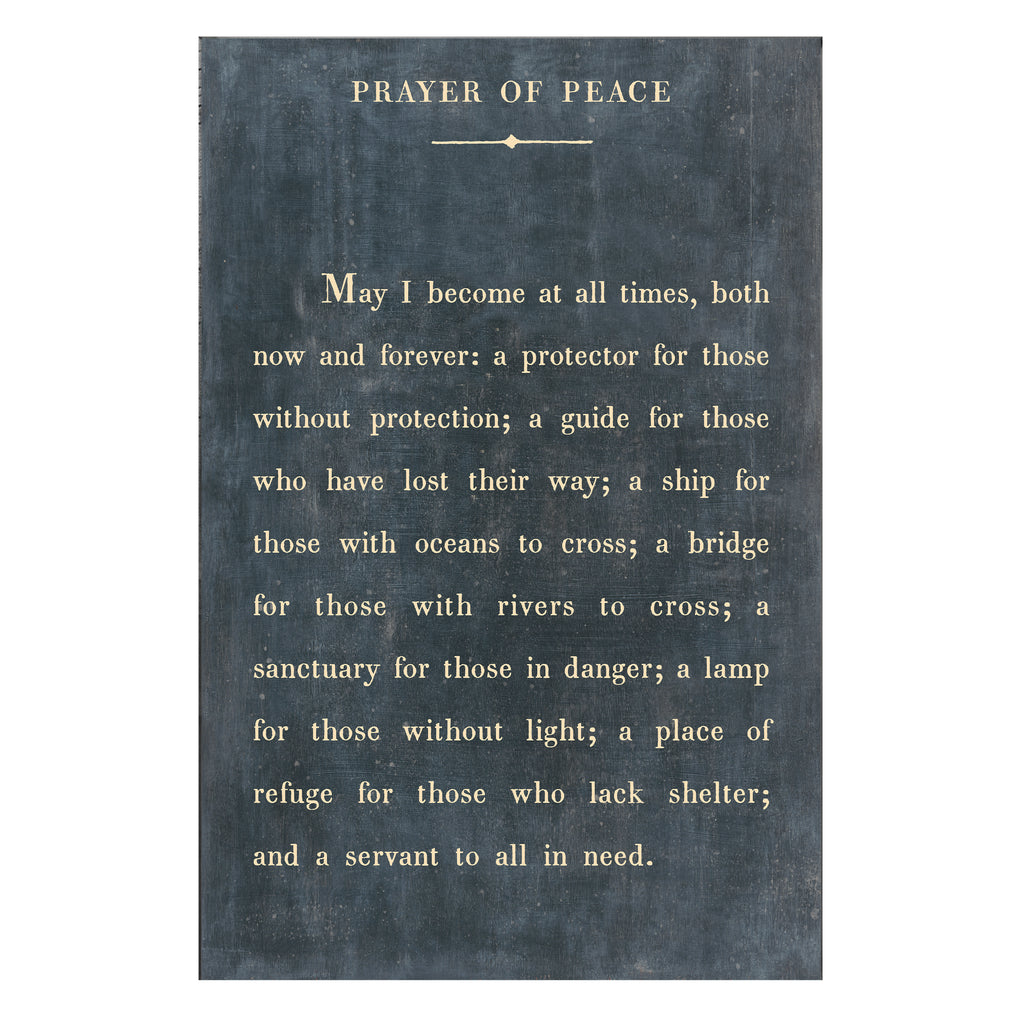Prayer of Peace Art Print - Gallery Wrap