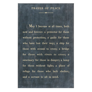 Prayer of Peace - Poetry Collection - Art Print