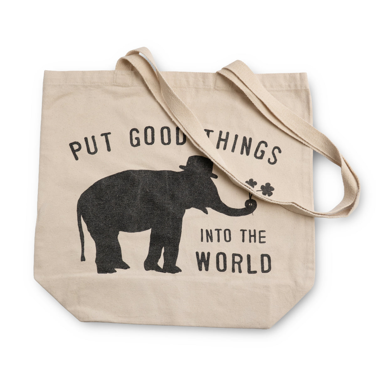 Good Things Elephant Canvas Tote - Set of 3