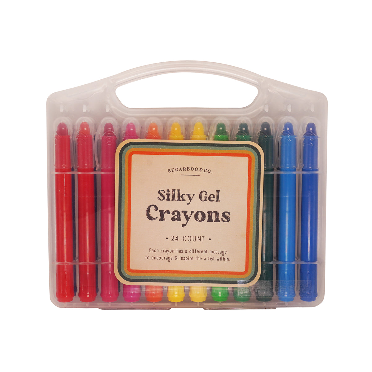 Silky Gel Crayons - 24 count