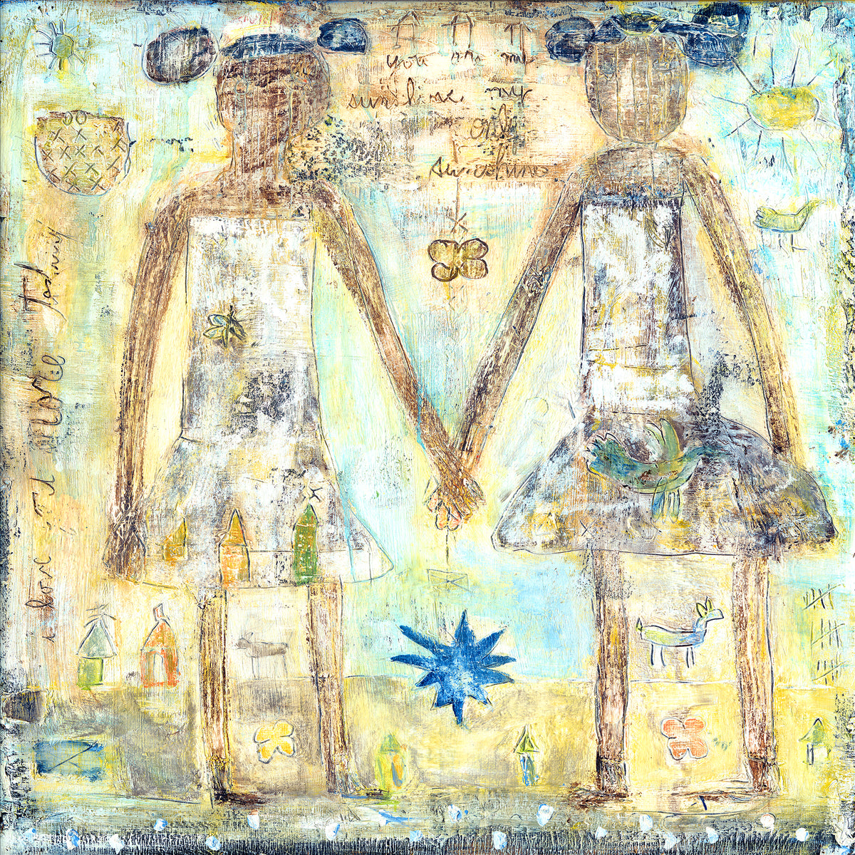 Sisters Art Print - Gallery Wrap