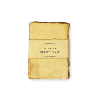 Small Handmade Cotton Paper Bundle - Wheat