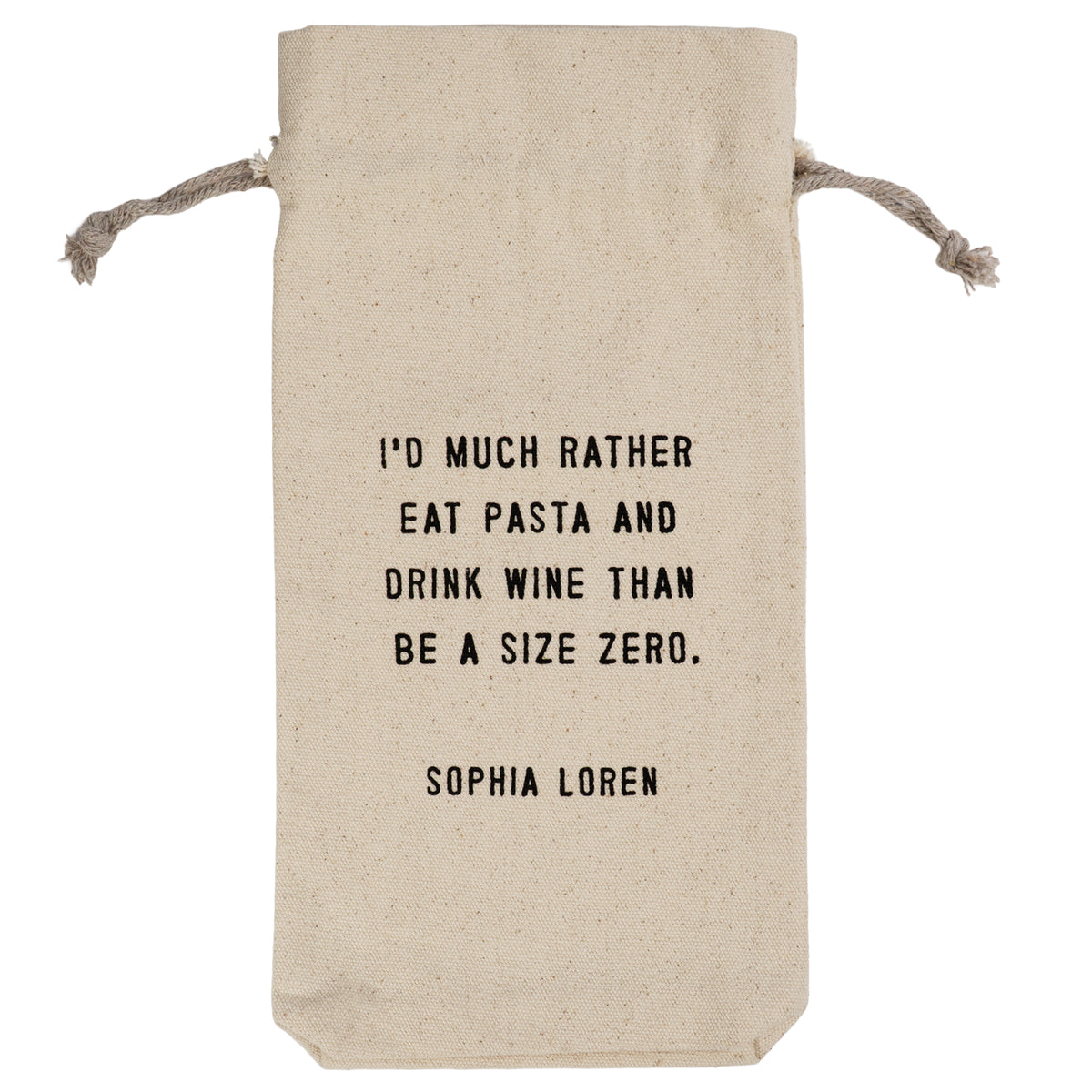 I'd Much Rather Wine Bag