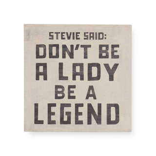 8"x8" Stevie Said  Art Poster