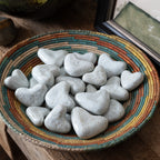 Mini Speckled Ceramic Hearts - Set of 24