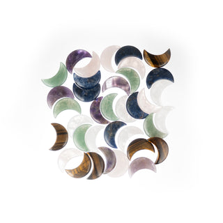 Mini Stone Moons -Assorted Set of 36