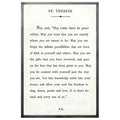 St. Therese Art Print - Grey Wood