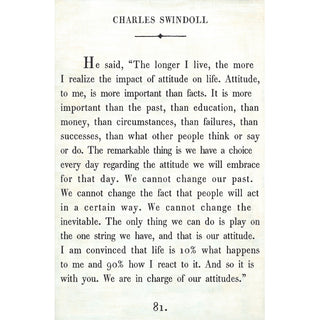 Charles Swindoll - Book Collection - Art Print (Gallery)