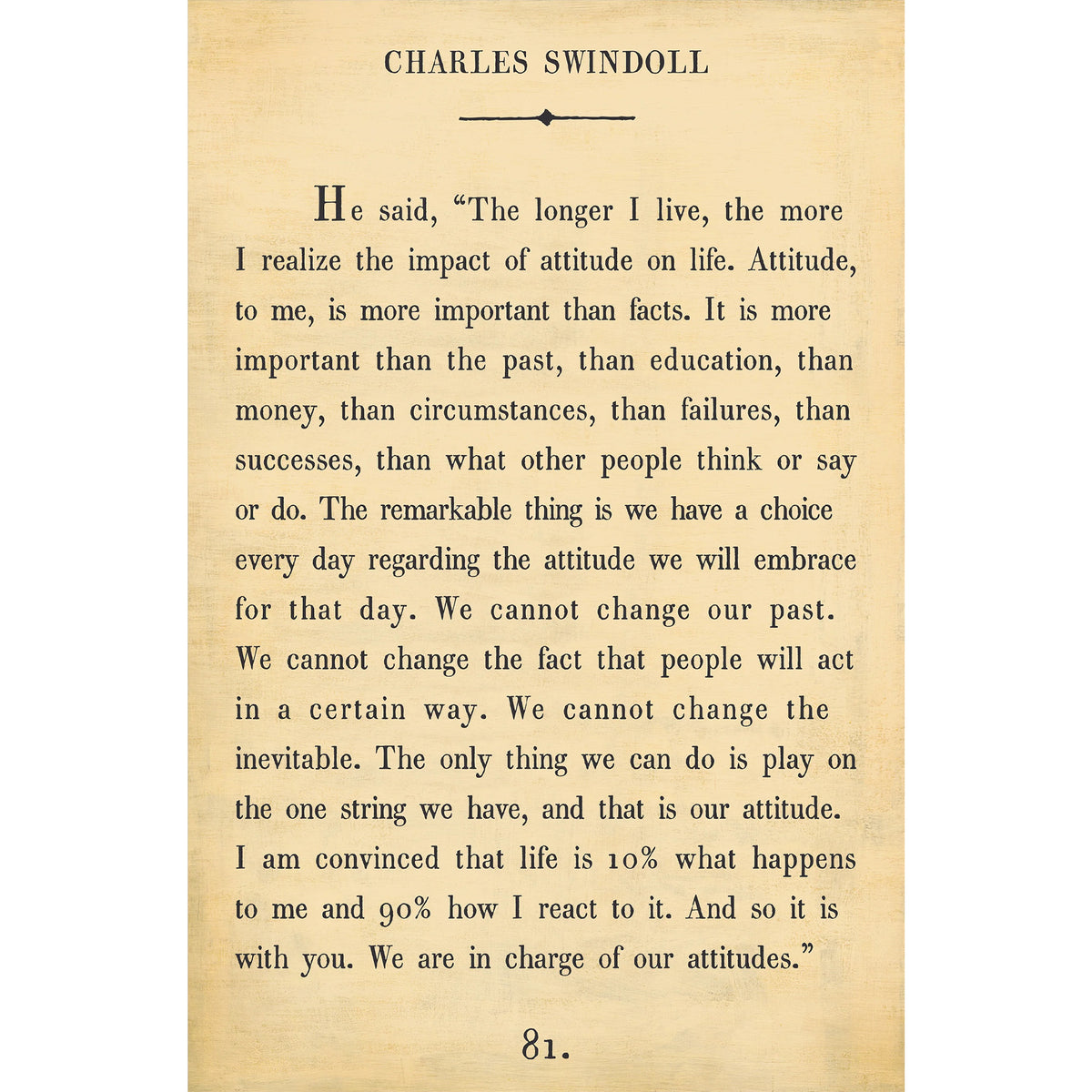 Charles Swindoll Art Print - Book Collection