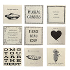 Thanks & Congrats Notecards - Assorted Set of 20