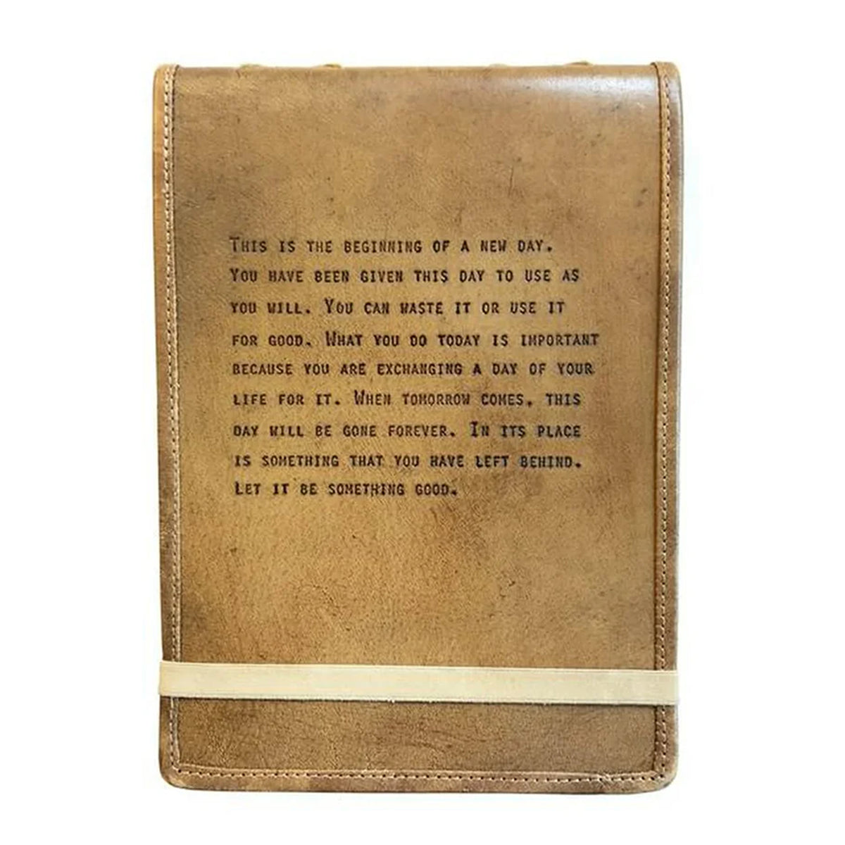 This Is The Beginning Signature Leather Journal - Maple