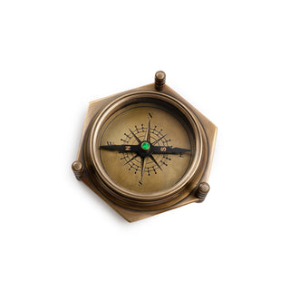 Tripod Compass in Oscar Wilde Wooden Box