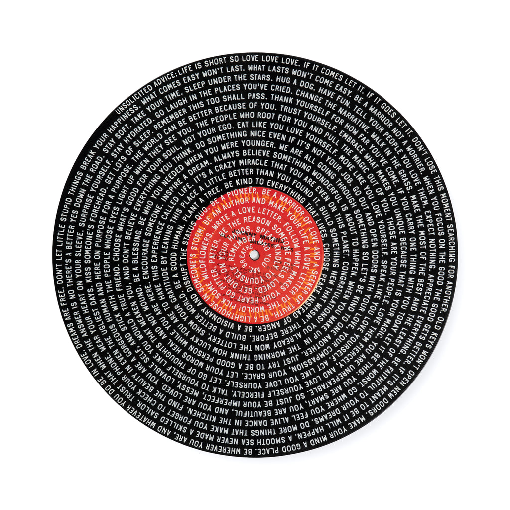 Unsolicited Advice Spiral Vinyl Record
