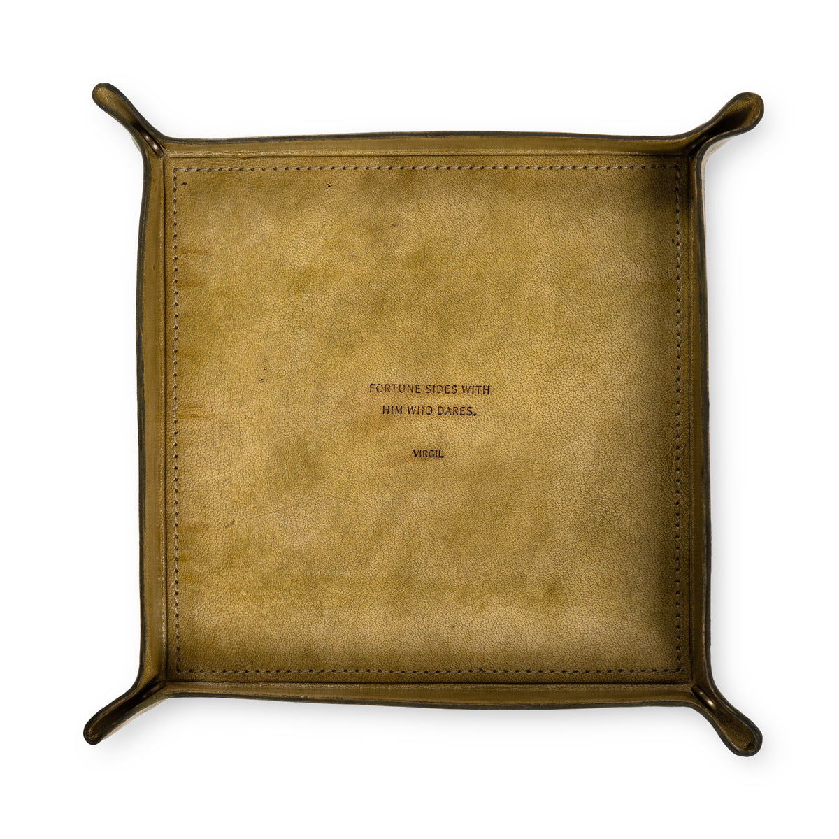 Fortune Sides With Him Leather Catchall