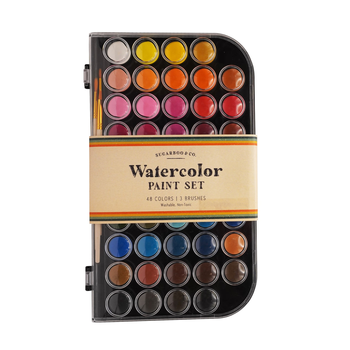 Watercolor Paint Set - 48 Colors