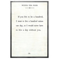 Winnie the Pooh Art Print - Grey Wood