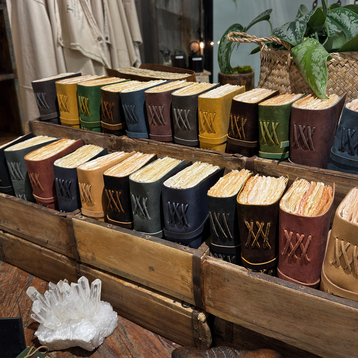 Mini Wrap Leather Journals 2nd Edition - Set of 12