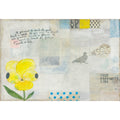 Yellow Pansy Horizontal Art Print - Gallery Wrap