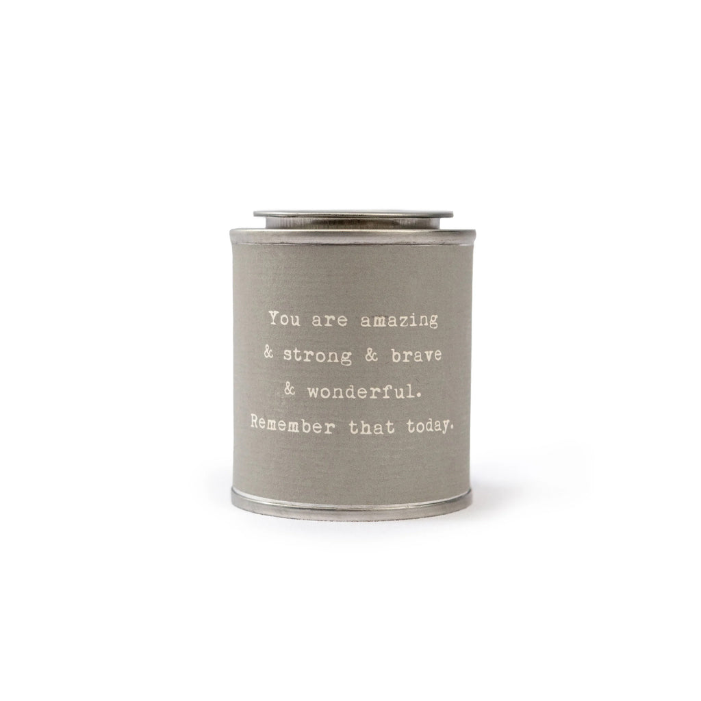 You Are Amazing & Strong Encouragement Candle