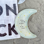 My Sun My Moon Moon Decoupage Plate 6x5