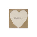 Mini Deckled Heart Set of 20-You'll Never Know My Dear