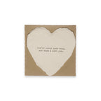 Mini Deckled Heart Set of 20-You'll Never Know My Dear