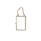 Brass Hanging Frame 4x6 – Vertical