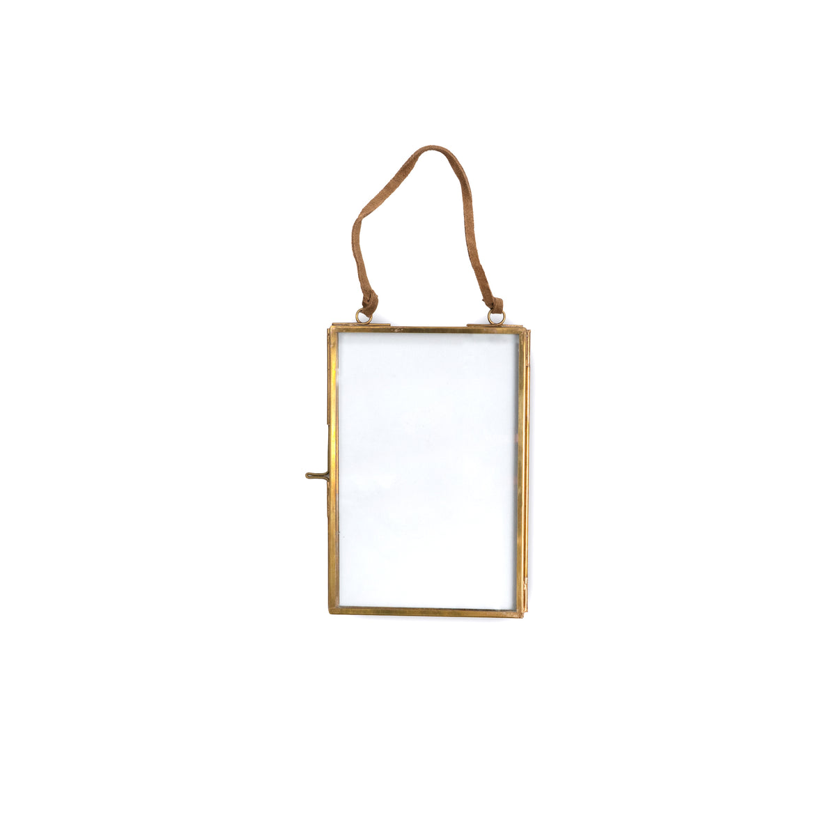 Brass Hanging Frame 4x6 – Vertical