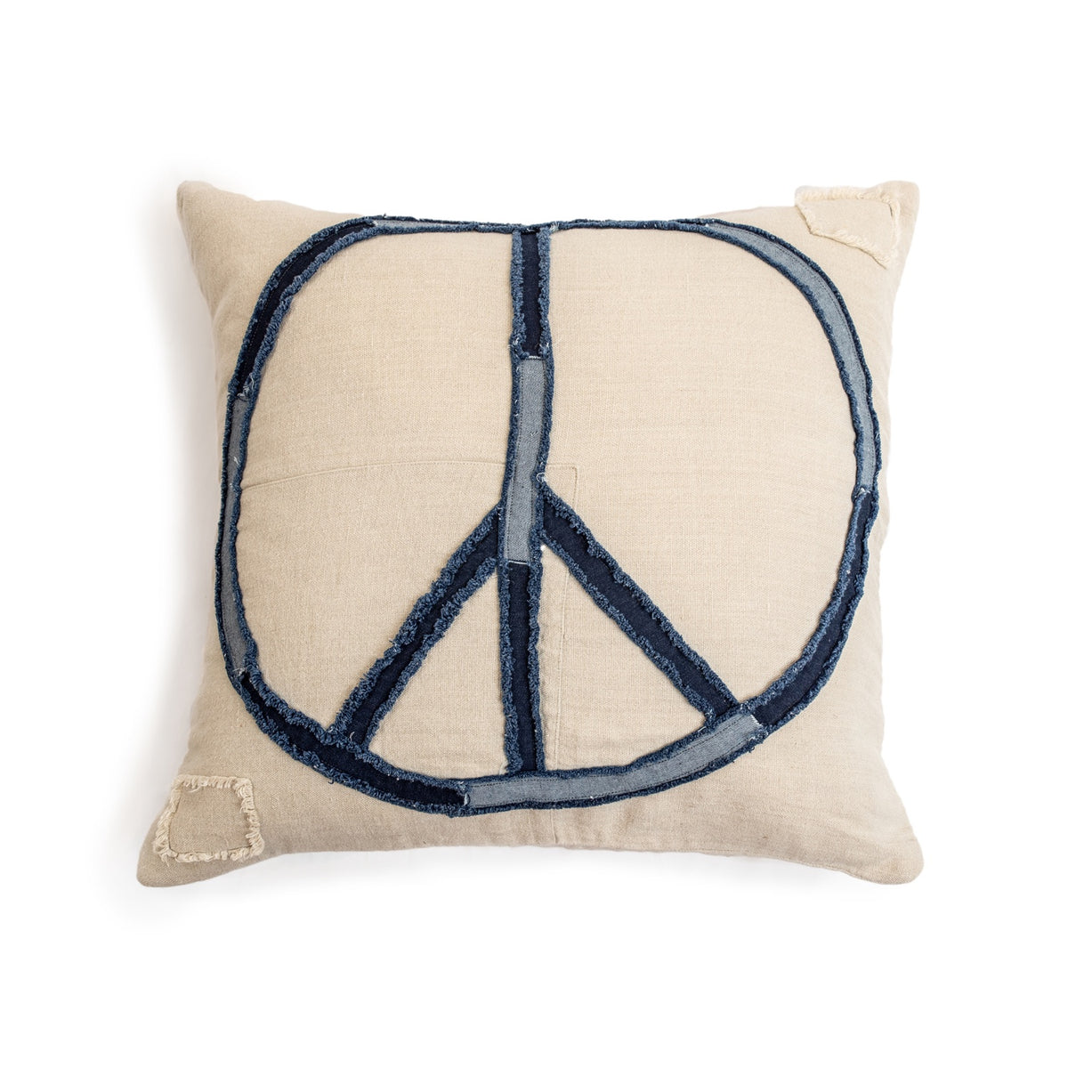 Peace Stitched Pillow 24x24