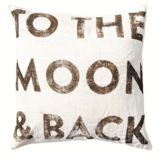 Pillow Collection - To The Moon and Back (like AP) 24"x24"