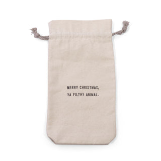 Wine Bag - Merry Christmas Ya Filthy Animal (Seasonal)