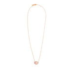 Watermelon Tourmaline Necklace - 16" + 2" Extender vary